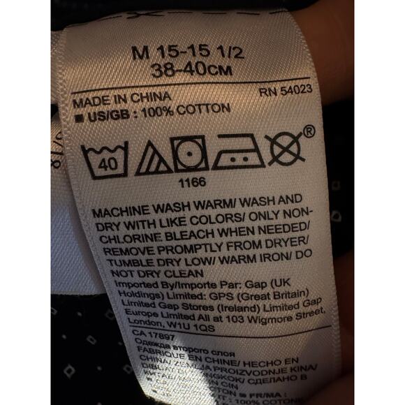 Banana Republic Grant Slim Fit Non-Iron Shirt Men’s M - Picture 7 of 8